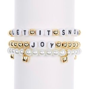 BAUBLEBAR Let It Snow Bracelet Set